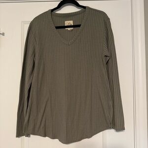 Chaser Olive Long Sleeve Top